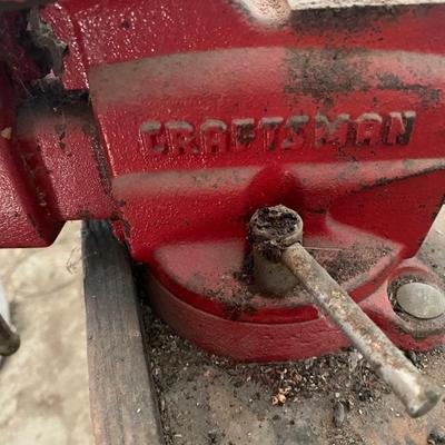 Craftsman Vise on work Table