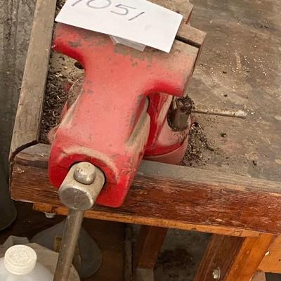 Craftsman Vise on work Table