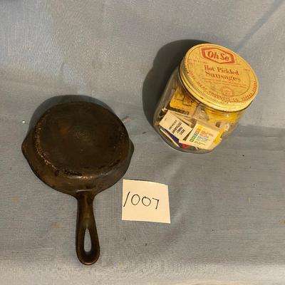 Matches and Wagnerware #3 Skillet