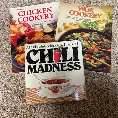 Trio of cookbooks