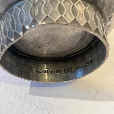Four Pewter Dishes (O-MG)