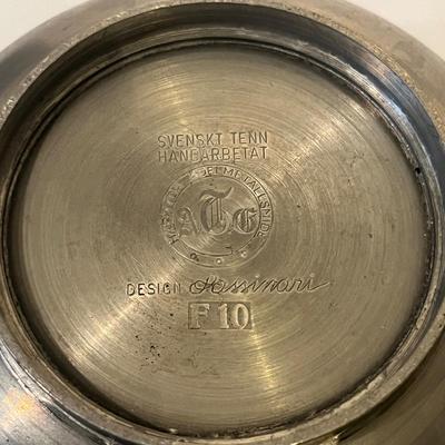 Four Pewter Dishes (O-MG)