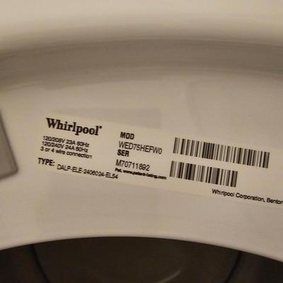 Whirlpool Front Load Dryer (L-JS)