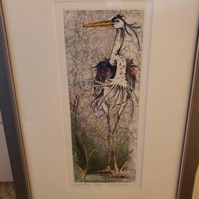 Two Original Etchings by Marsha Heatwole (P-KD)