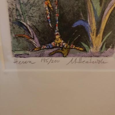 Two Original Etchings by Marsha Heatwole (P-KD)