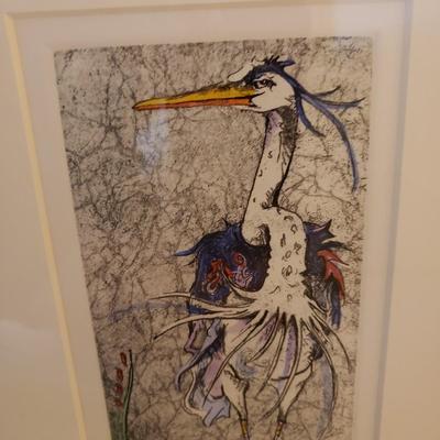 Two Original Etchings by Marsha Heatwole (P-KD)