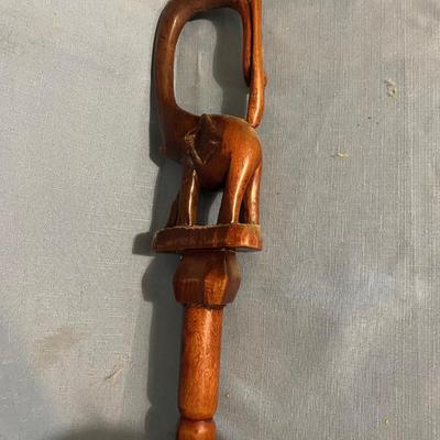Vintage Elephant Walking Stick