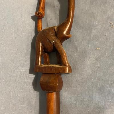 Vintage Elephant Walking Stick