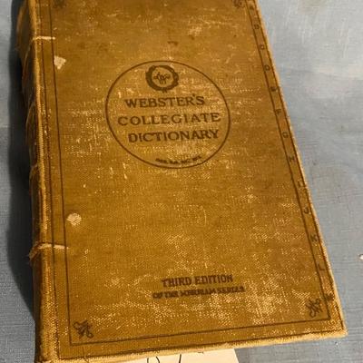 1927 Webster Dictionary