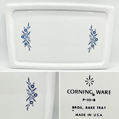 CORNING WARE ~ Blue Cornflower ~ Two (2) Piece Bakeware Set
