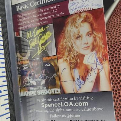 Autographed/Billy Sims , Steve Owens, Jason White Heismans OU Sooners Football JSA COA