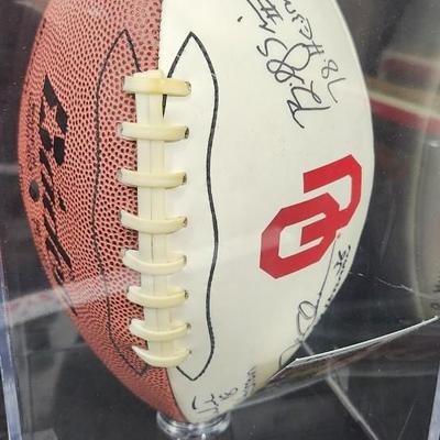 Autographed/Billy Sims , Steve Owens, Jason White Heismans OU Sooners Football JSA COA