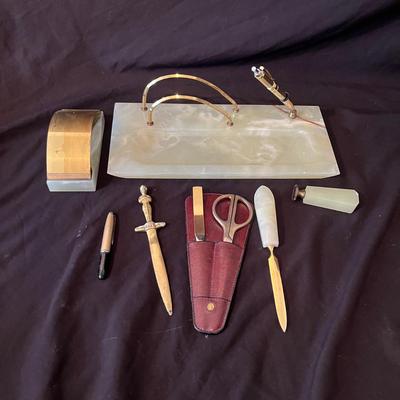 Onyx Desk Set & More (O-MG)