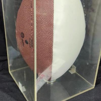 Jamelle Holieway OU Oklahoma Sooners 1985 Champs Signed Autograph Football