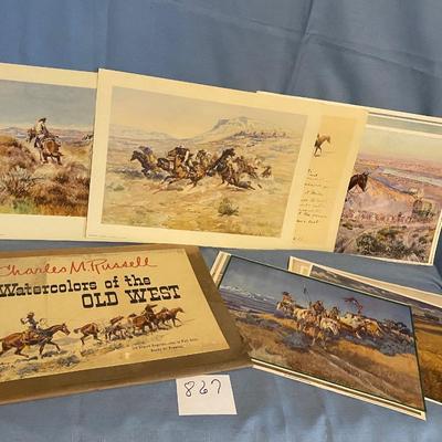 Vintage Charles Russel Prints