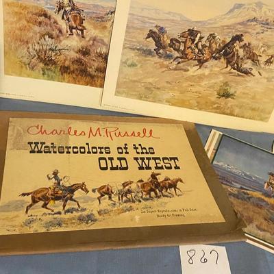 Vintage Charles Russel Prints