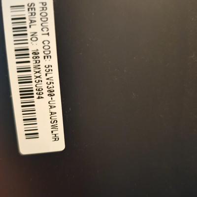 LG 55" Flat Screen TV w/Base (LR-JS)