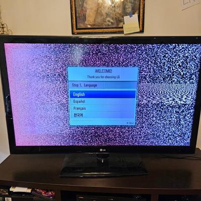 LG 55" Flat Screen TV w/Base (LR-JS)