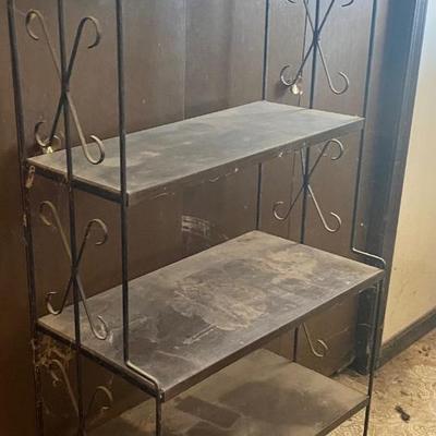 Needs Cleaned Up Metal Shelf