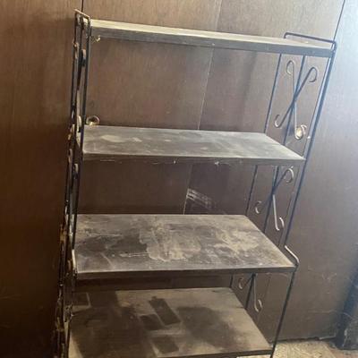 Needs Cleaned Up Metal Shelf