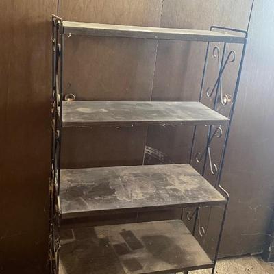 Needs Cleaned Up Metal Shelf