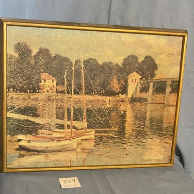 Vintage Picture On Canvas