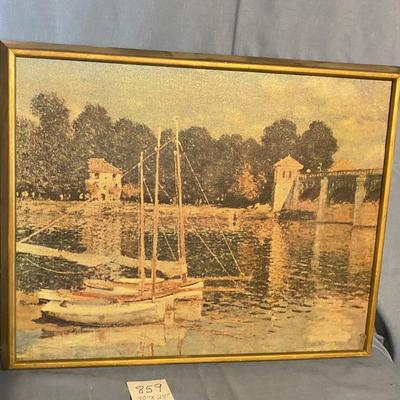 Vintage Picture On Canvas