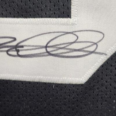 Pittsburgh Steelers Rod Woodson Autographed Black Jersey Leaf COA