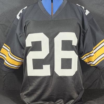 Pittsburgh Steelers Rod Woodson Autographed Black Jersey Leaf COA