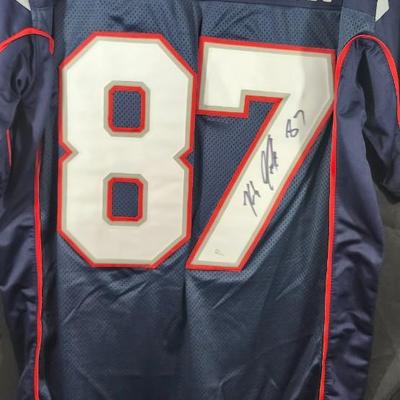 Rob Gronkowski New England Patriots Signed Autographed Jersey with JSA COA