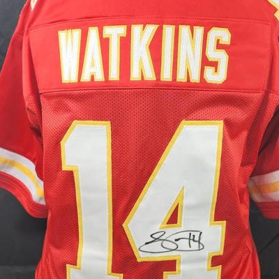 Sammy Watkins Autographed Kansas City Chiefs Jersey JSA COA