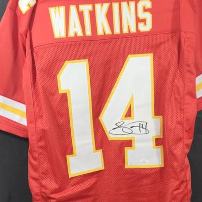 Sammy Watkins Autographed Kansas City Chiefs Jersey JSA COA