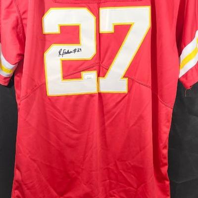 Rashad Fenton Kansas City signed jersey, JSA COA