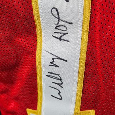 Kansas City Chiefs Willie Roaf Signed Red Jersey w/HOF 2012 - Tristar Authenticated
