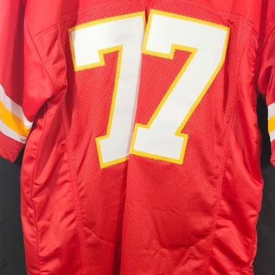 Kansas City Chiefs Willie Roaf Signed Red Jersey w/HOF 2012 - Tristar Authenticated
