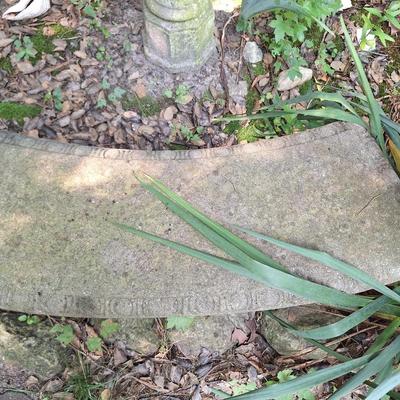 Concrete bench