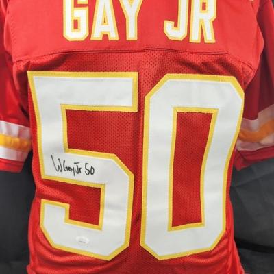 Willie Gay Jr. Signed Kansas City Chiefs Jersey (JSA COA)