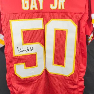 Willie Gay Jr. Signed Kansas City Chiefs Jersey (JSA COA)