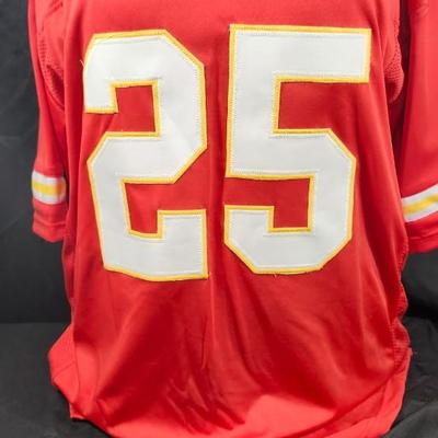 Clyde Edwards Helaire Signed Autographed Kansas City Jersey JSA COA