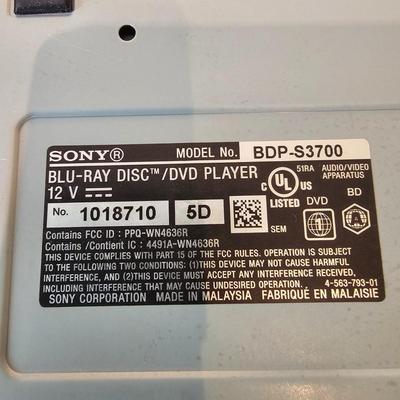 Three Sony Blu-Ray/DVD Players (LR-JS)