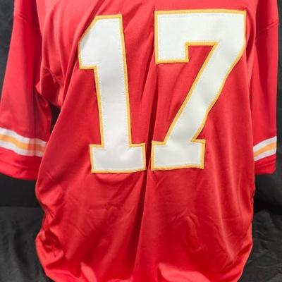 Mecole Hardman ITEM TYPE: Signed Kansas City Chiefs Custom Red Jersey, JSA COA