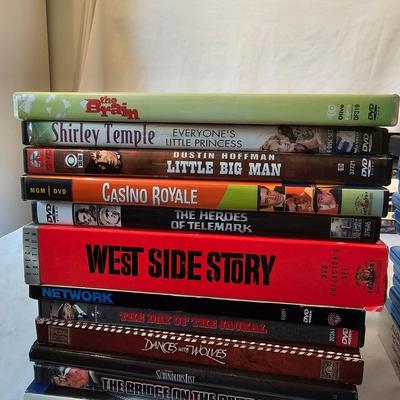 Collection of DVD & Blu-Ray Movies (LR-JS)