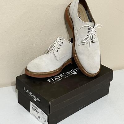 FLORSHEIM ~ Men’s Size 8.5 D Plain Toe Leather Oxfords