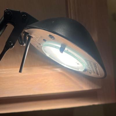 Two Black Desk Lamps (O-MG)
