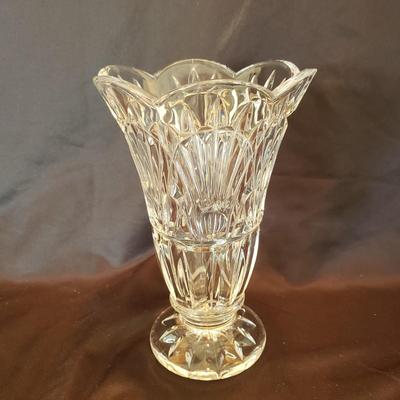Hand Cut Glass Vase From the Czech Republic and More (P-KD)