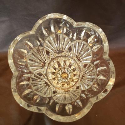 Hand Cut Glass Vase From the Czech Republic and More (P-KD)
