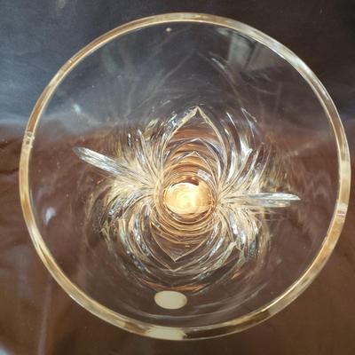 Hand Cut Glass Vase From the Czech Republic and More (P-KD)
