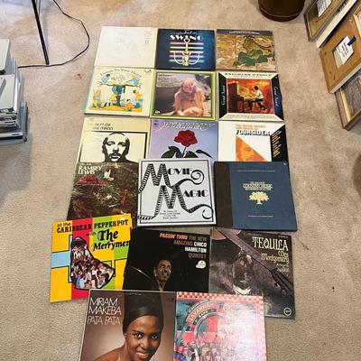 Multi Genre Vinyl Record Assortment (P-RG)