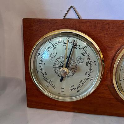Engraving, Clock, Barometer & Map (O-MG)