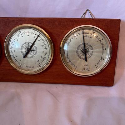 Engraving, Clock, Barometer & Map (O-MG)